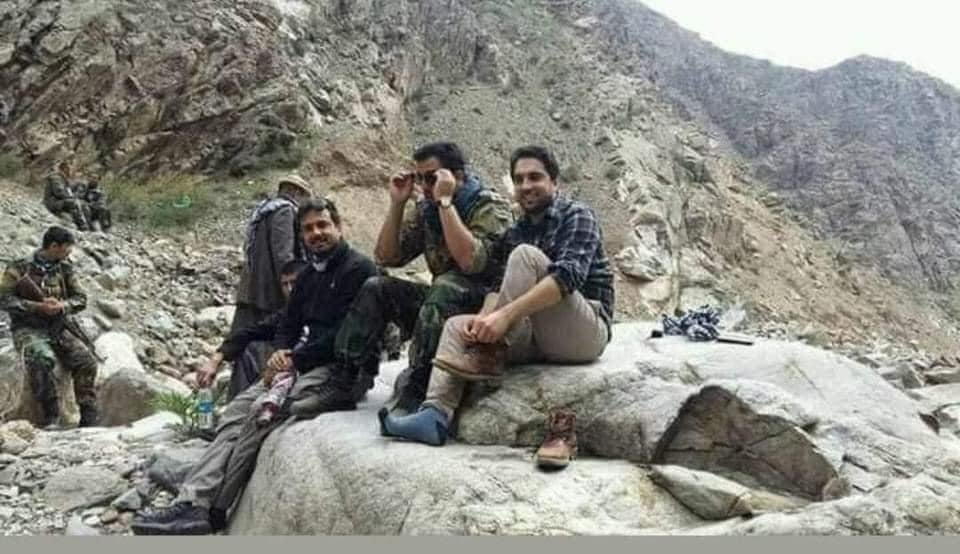 Sarfaraz1201's tweet image. Ahmad Massoud in the mountains of Panjshir today. Don't trust the propaganda. We are here. And we are determined. RESISTANCE2.0 IS A MUST.