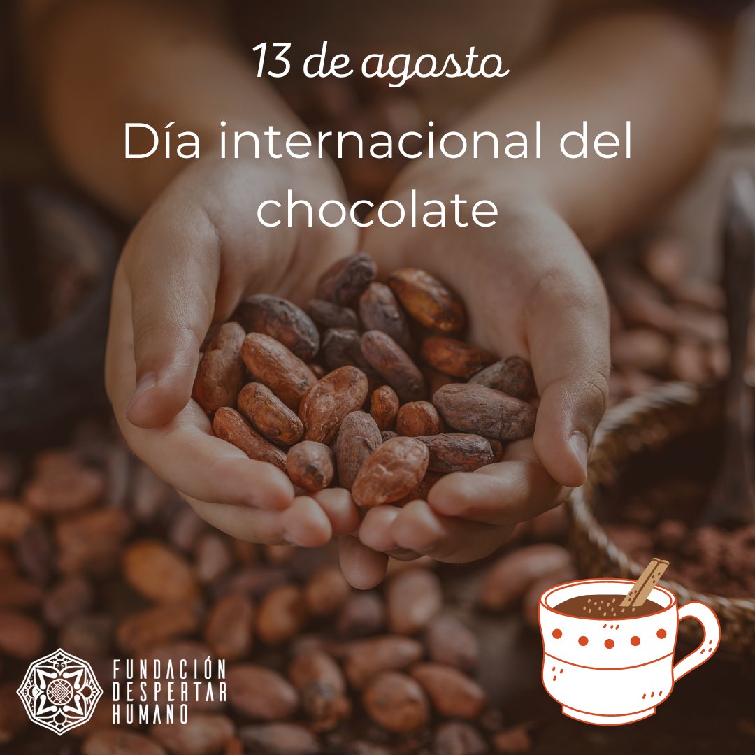 DespertadHumano's tweet photo. Un rico chocolatito caliente 🤎
#13DeSeptiembre #DiaInternacionalDelChocolate
#chocolate #fundaciondespertarhumano #tasadechocolate #cacao https://t.co/t6I55F4xgm