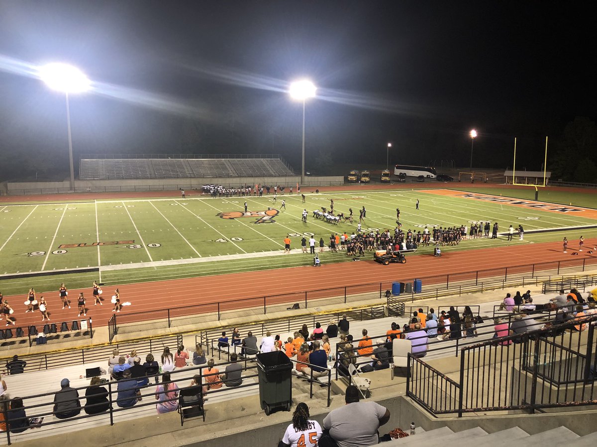 JV Bucs up 16-0 at half over Gadsden City at the Ship. Chalmers Peters 2 TDs for HHS. #futures