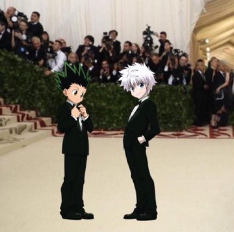 bzzykrueger's tweet image. look who showed up at the #MetGala