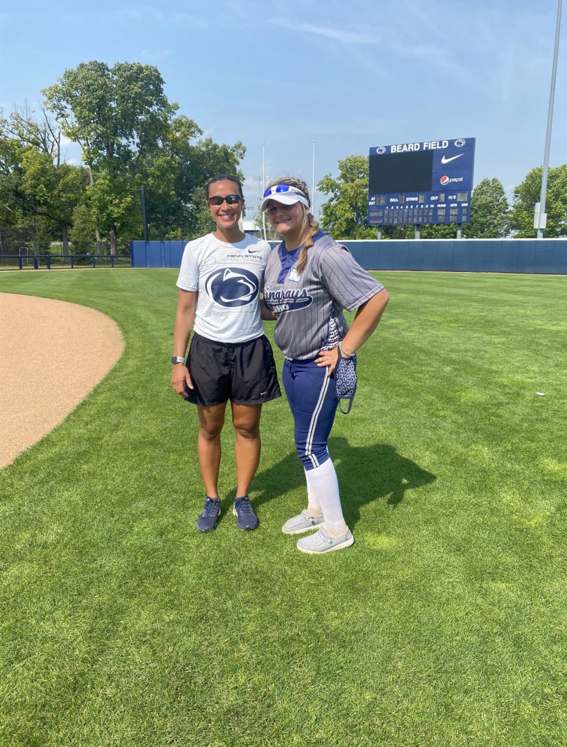KarleighLees2024 - COMMITTED (@karleig38657000) on Twitter photo It was great to be back at Penn State. Great camp and instruction. Can’t wait to get back to Happy Valley!!! Go Nittany Lions!! <a href="/coach_crowell/">Clarisa Crowell</a> <a href="/PennStateSB/">Penn State Softball</a> <a href="/ZipsSB/">Akron Zips Softball</a> It was great to be back at Penn State. Great camp and instruction. Can’t wait to get back to Happy Valley!!! Go Nittany Lions!! <a href="/coach_crowell/">Clarisa Crowell</a> <a href="/PennStateSB/">Penn State Softball</a> <a href="/ZipsSB/">Akron Zips Softball</a>