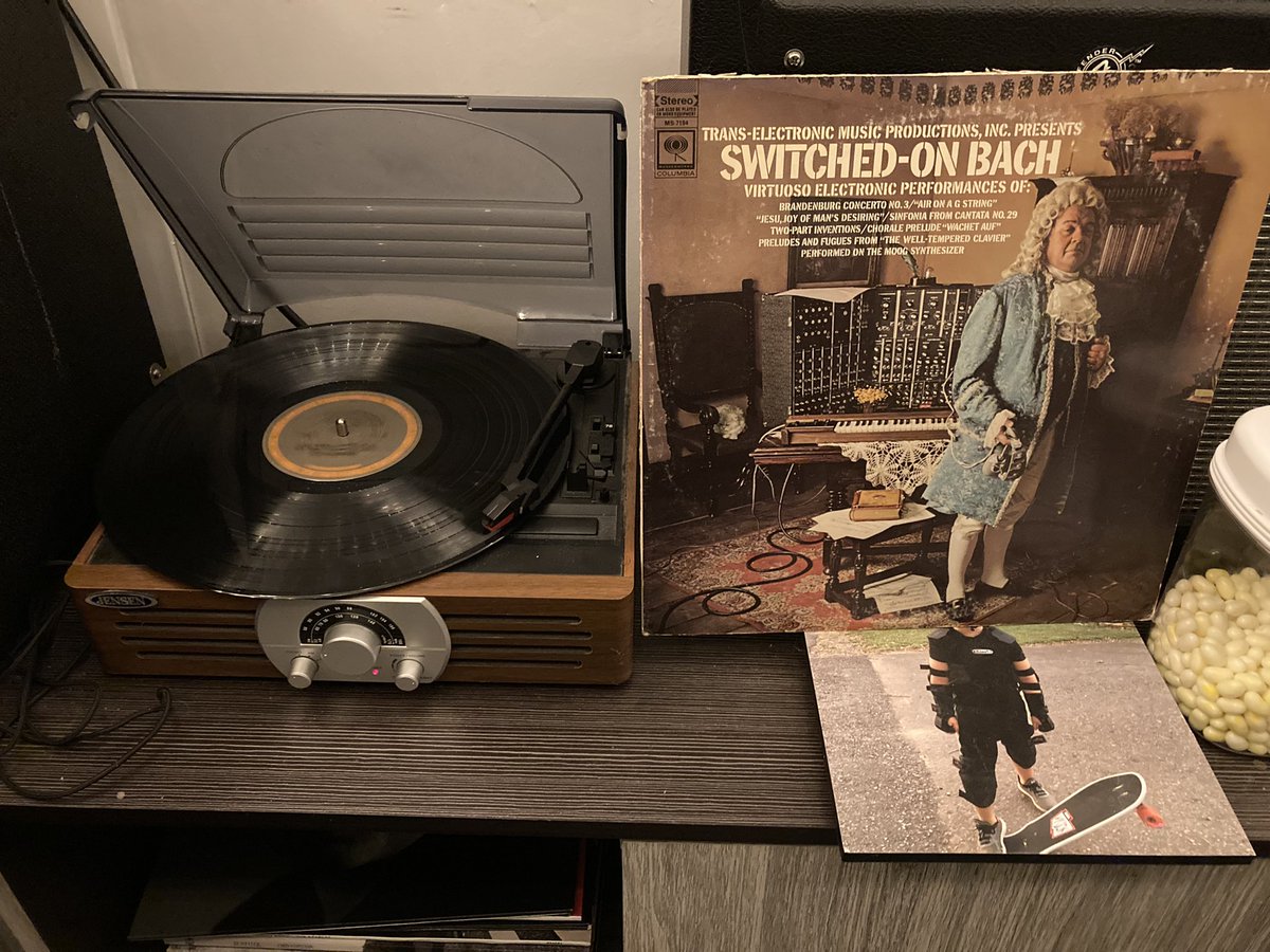 Scored this baby for cheap from eBay. Not in absolutely perfect shape, but plays great. Apparently this one is getting hard to find. #wendycarlos #switchedonbach