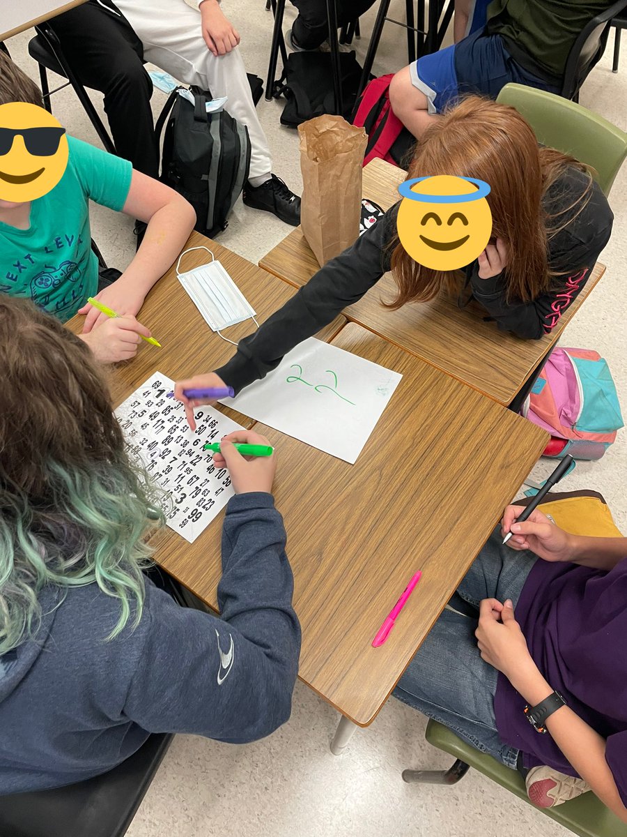 Londyn_Irving's tweet image. Thank you @celine_gallien for sharing this fantastic activity! Always great to see students engaged and focused on a task!! Highly recommend as it promotes positive group work and students discussing math strategies and patterns. #math9 #groupwork #mathchallenge