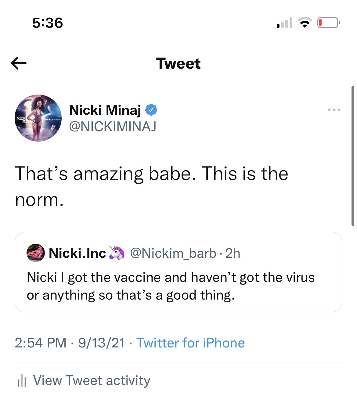 Nicki Minaj on X