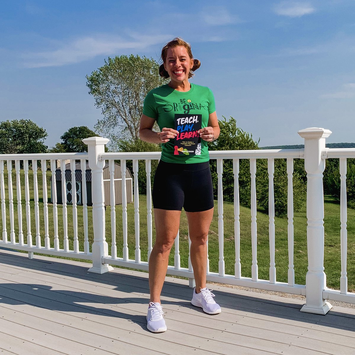 TaraMartinEDU's tweet image. Tara from Kansas…🤗
Stoked to have @teacherslearn2 host #TLAP tonight!
Love #TeachPlayLearn and absolutely adore my new “Be Original” shirt from his merch line!🥰😍

amazon.com/Teach-Play-Lea…