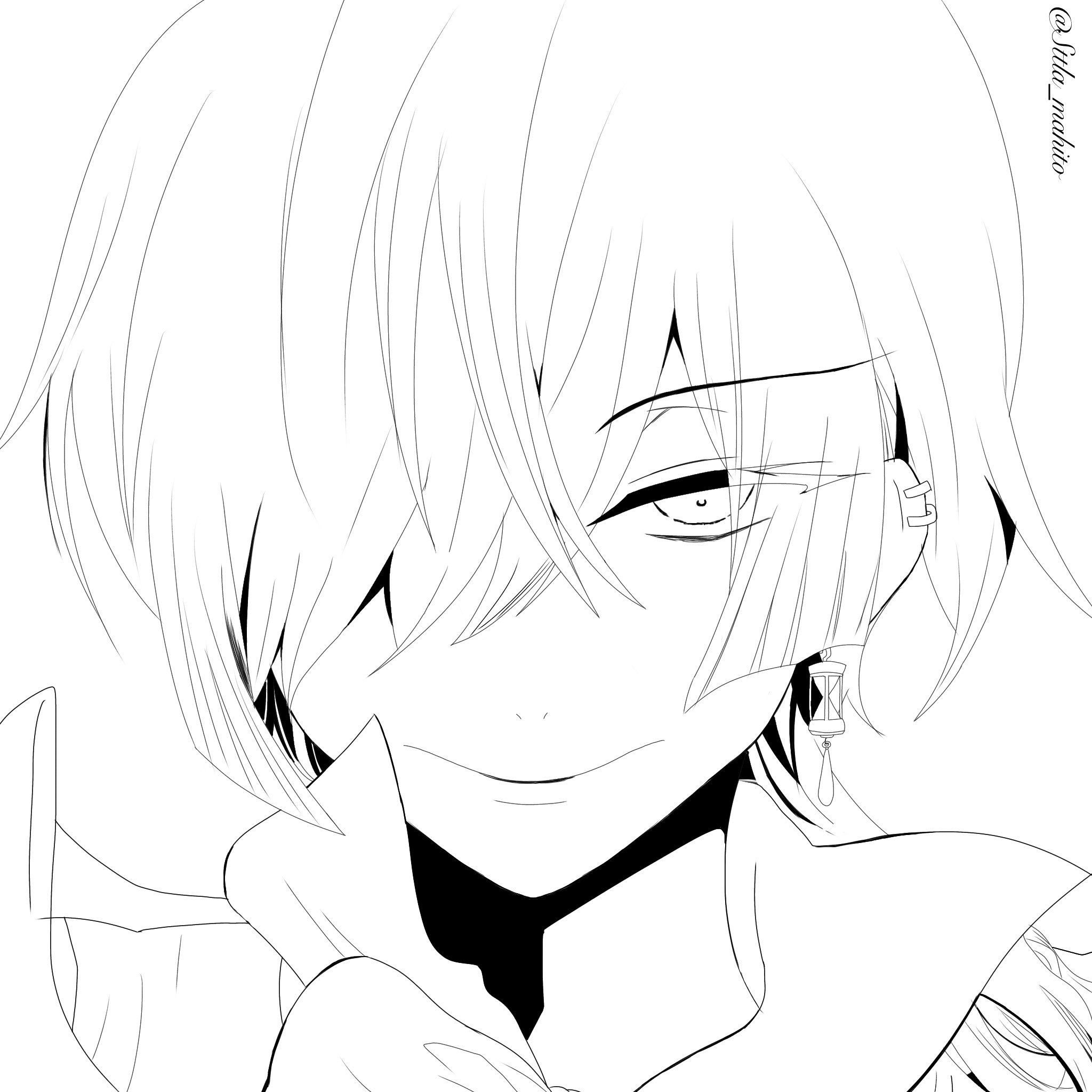 個人的塗りやすそうと思った線画まとめ Twitter