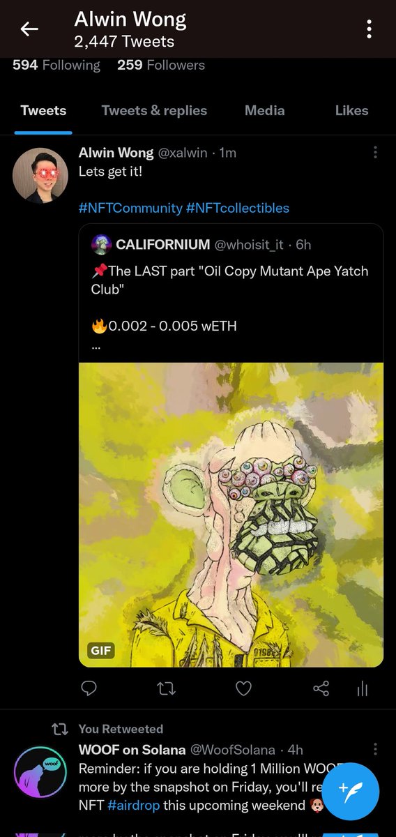 xalwin's tweet photo. @whoisit_it Done :) 

0xc1004f1760d14f9fb2bb80c4c1fb0839e7f3532e https://t.co/ES5VT9NQgQ