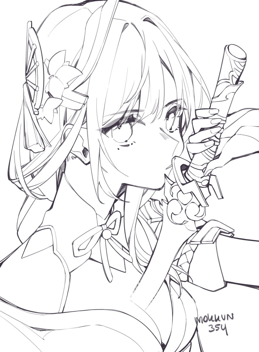 #baal i think,, i'm keeping this as lineart because i'm scared at all the small details.. 😞 