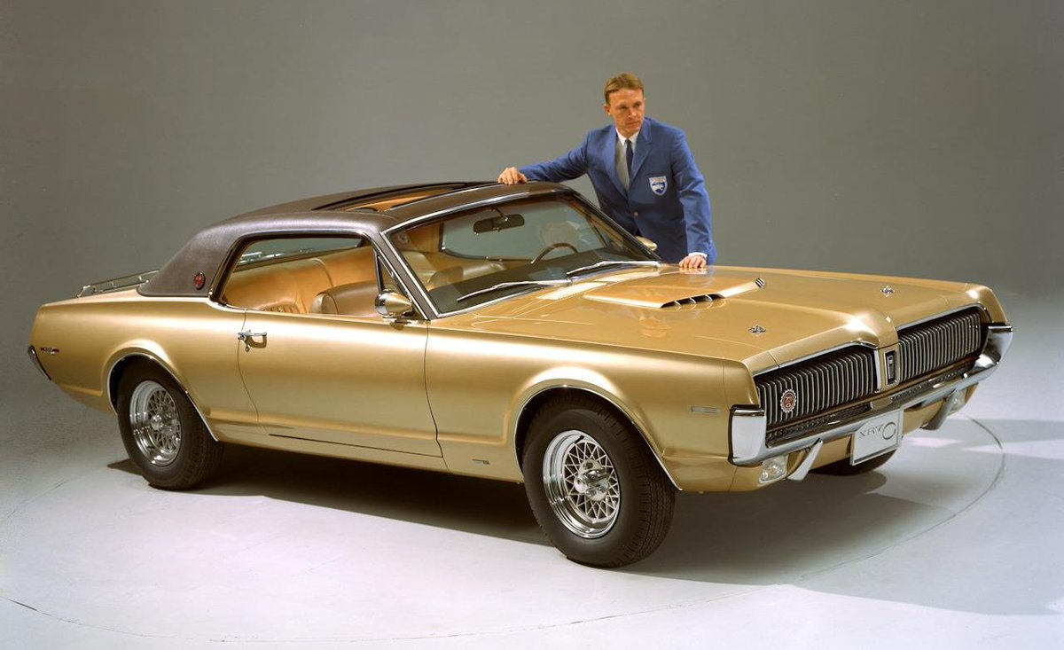 JeffMG68's tweet image. 1968 Dan Gurney Mercury Cougar XR-7G

Only 619 were made