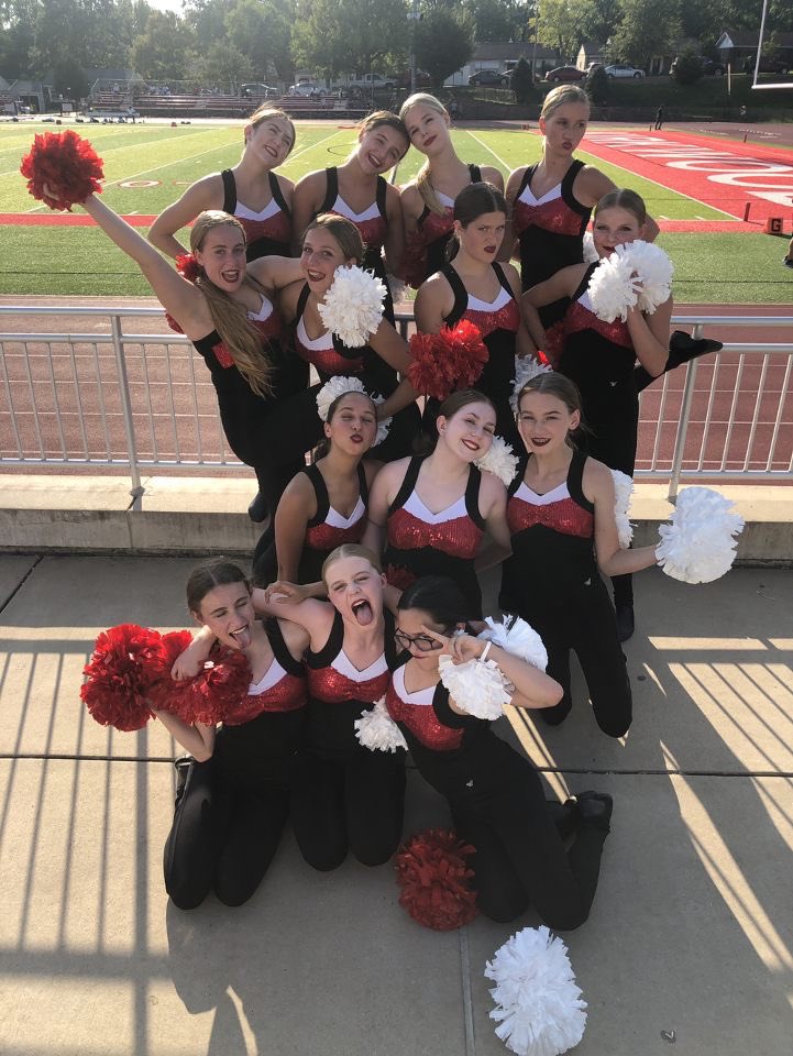 What a game! Lets go Pioneers! #jvdanceteam #pioneerpride #winner