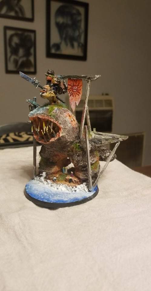 jetgreentears's tweet photo. Scratch built counts as Beastboss on Squigosaur. #warhammer40k https://t.co/iomuBnUQEw