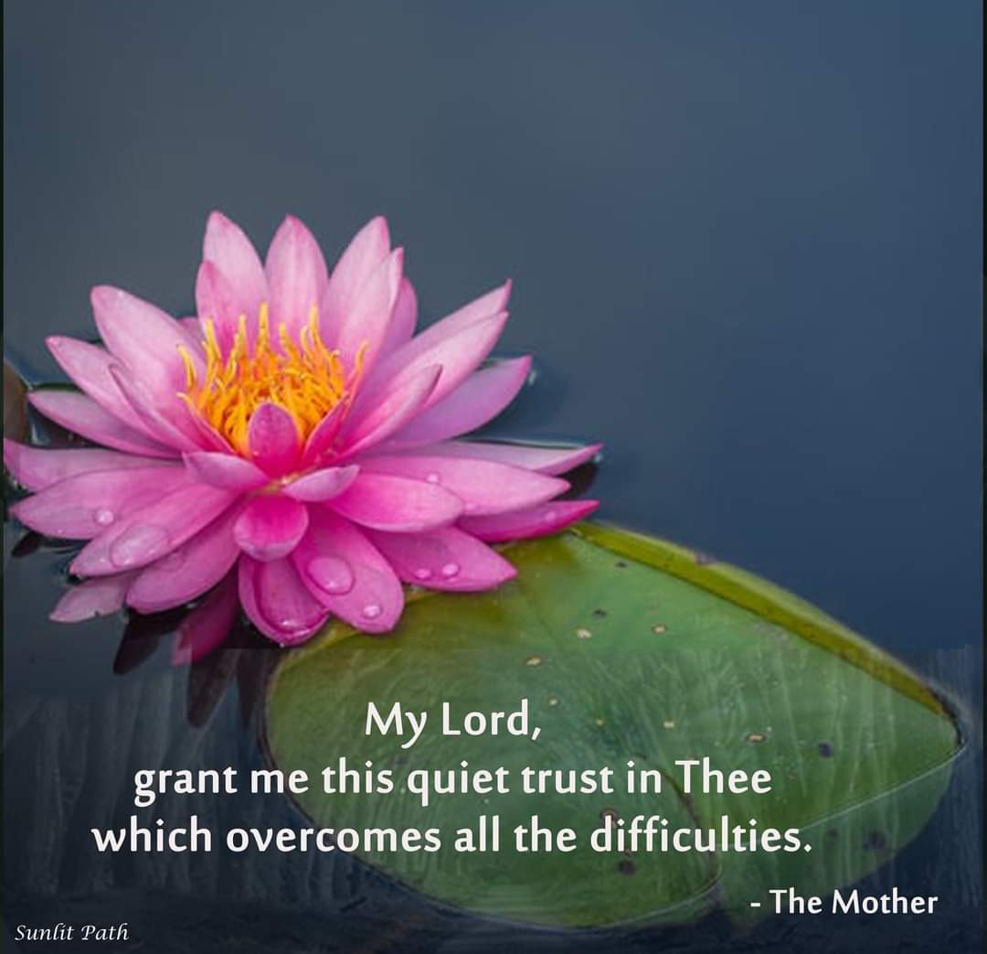 PathSunlit's tweet photo. Quote of the Day 
#qoutes #qouteoftheday #goodmorning #dailymotivation #SriAurobindo #TheMother #sunlitpath https://t.co/BmHynZ59yh