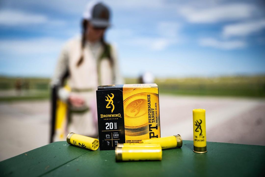 Hard shot reduces pellet deformation, which means more consistent patterns and crushed clays. Browning BPT shotshells deliver tight patterns and maximum energy on target. 
📸 <a href="/acoutdoors/">Abby Casey</a>