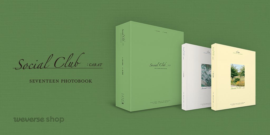 bangwoolsmerch's tweet photo. SEVENTEEN SVT Photobook 'SOCIAL CLUB : CARAT' π PH GO
Php 3500 - SET
Php 1850 - Da Capo or Al Fine ver.
π Php 500 (for 1 ver), Php 1000 (for set) reservation fee; balance on Oct 10
π DM to reserve π₯°
#BWMGO https://t.co/Jr0OcoLKZx
