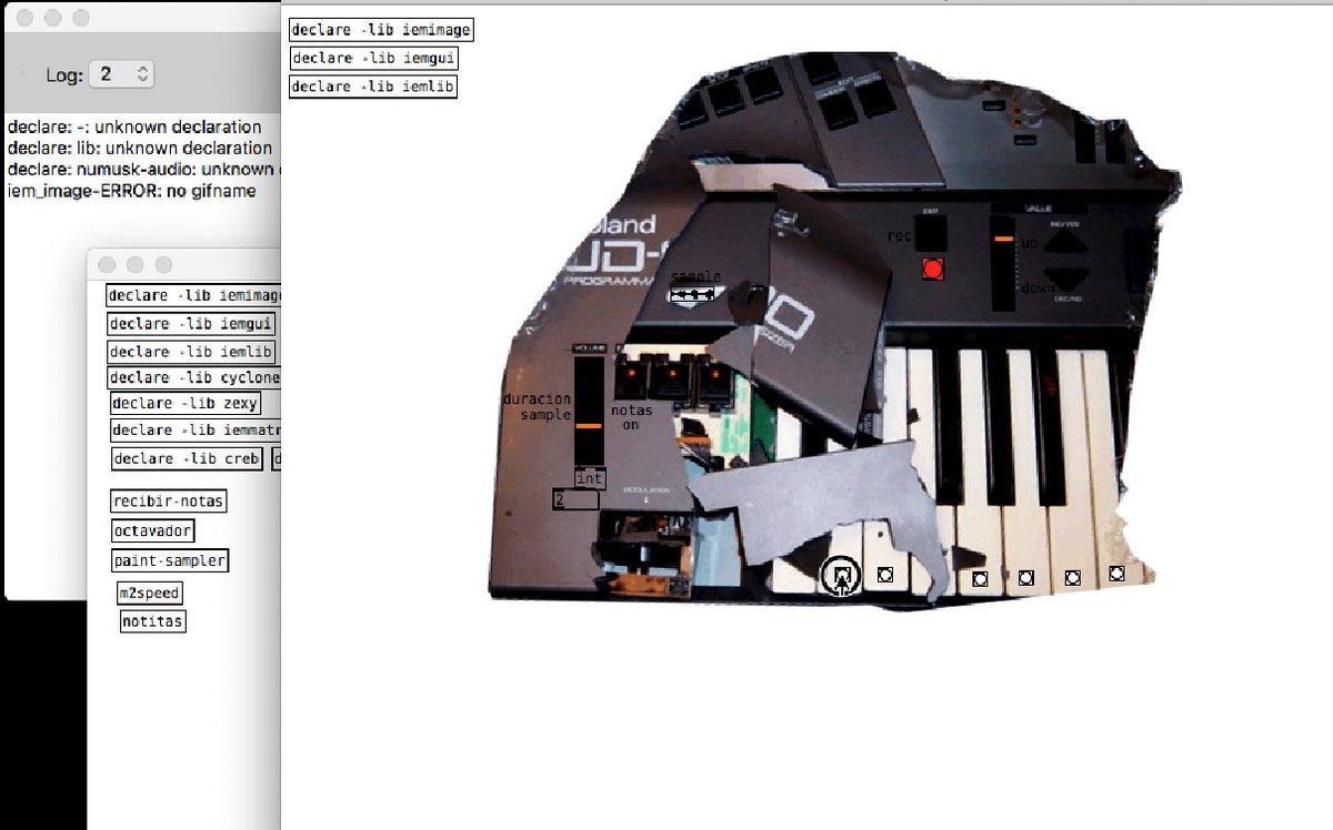 encoder1122's tweet image. CROTO GUI #1
Device and main GUI (user interface) made in pure data.
From the series &quot;micro samplers in collectible broken shells&quot;
All the tools will be a picture.

Just the beginning.
#puredata #iemgui #music #noisy #sample #opensource #hen #interface 

hicetnunc.xyz/objkt/303502
