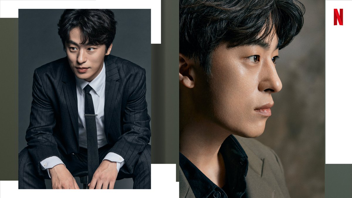 NetflixJP's tweet image. #DP で息の合ったチームワークを見せるチョン・ヘインさん、ク・ギョファンさん、キム・ソンギョンさん。作品の中では軍服かカジュアルウェアだったけど、スーツ姿もたまらないかっこよさ。特にボムグ中士、一瞬誰かと思っちゃいました。