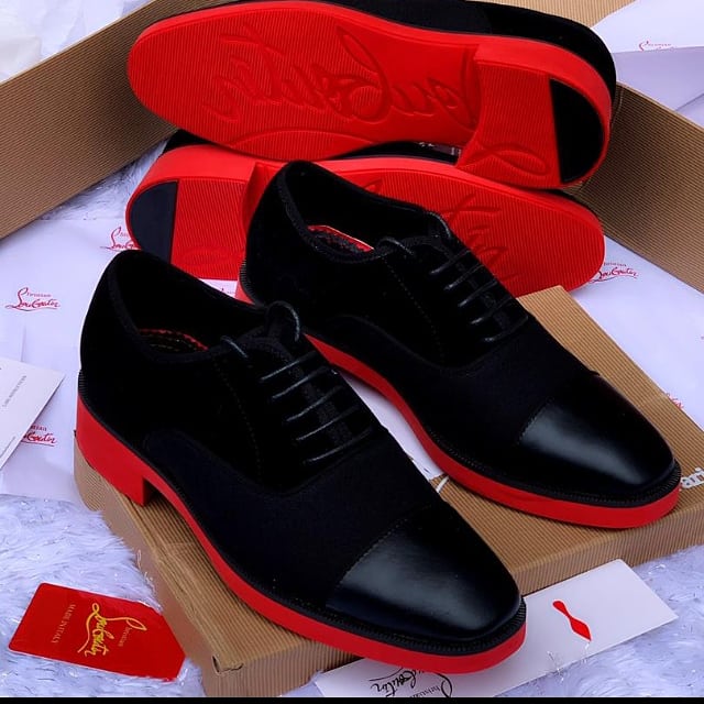 Louis Vuitton Mens Black Dress Shoes With Red Soles Red Bottom