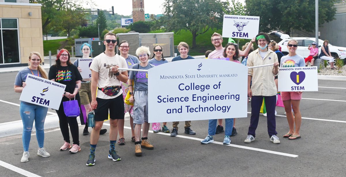 CSET faculty,staff and students have PRIDE! It was great to see many of you at the Pride parade this past weekend! #MavFam
