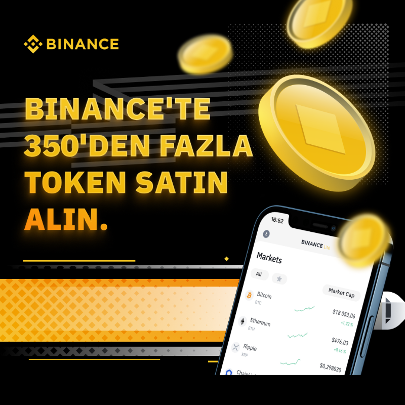 binance's tweet photo. POPÜLER TOKEN'LAR 🔥 Kaçırmayın. Binance ile dakikalar içerisinde 350'den fazla token satın alın. Hemen başlayın!

Uygulamayı indirin 📲