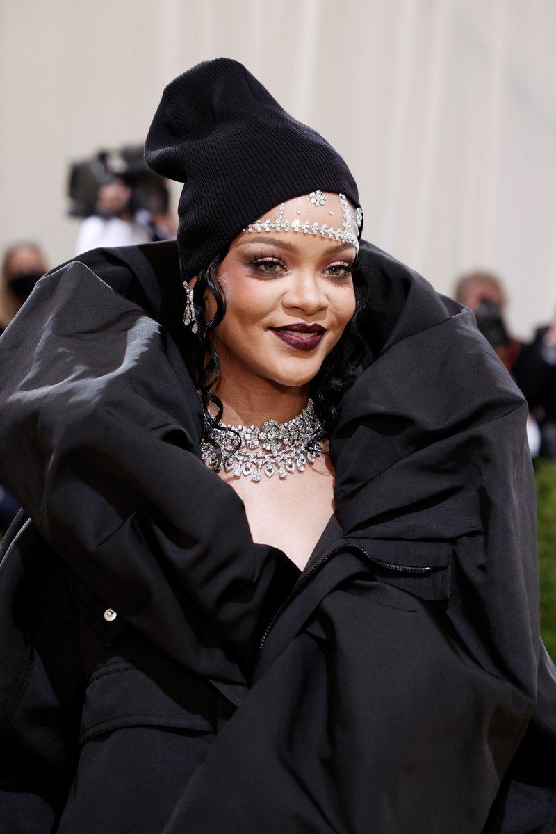 enews's tweet image. The #MetGala carpet isn't over until @Rihanna says it is.