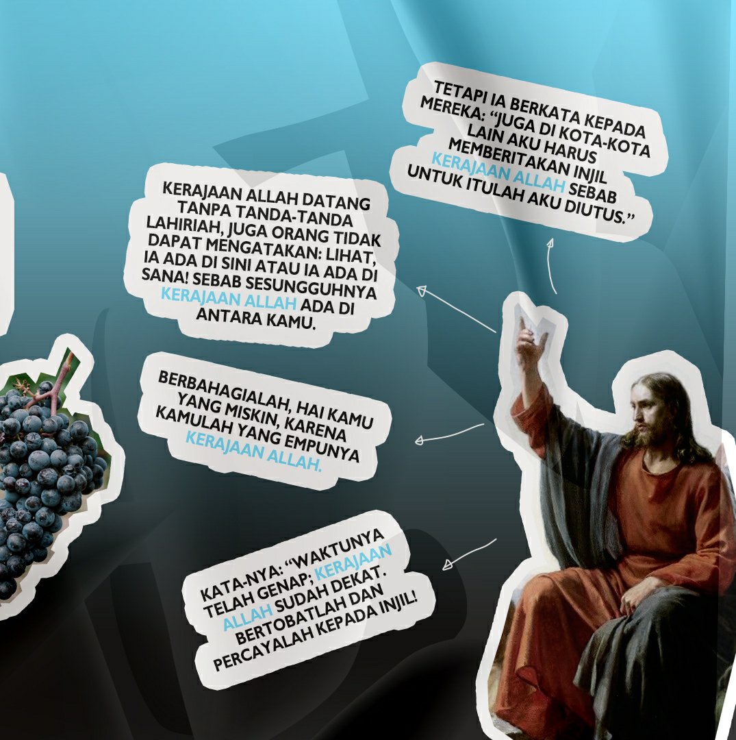 Udah tau belum tema pemberitaan Tuhan Yesus selama tiga setengah tahun (ditambah) empat puluh hari?? 

#kingdomofGod #kerajaanAllah #kerajaansorga #rohaniKristen #rohanividgram #keselamatan #keselamatanjiwa #keselamatanbesar #greatsalvation