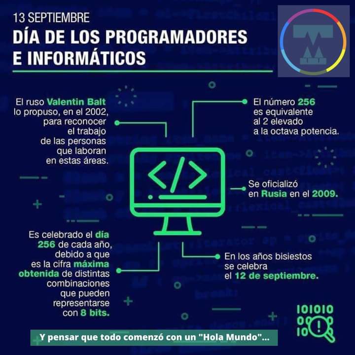 Y pensar que todo comenzó con un "Hola mundo;" y en papel 💪🥳💻
#DayoftheProgrammer #DiaDelProgramador