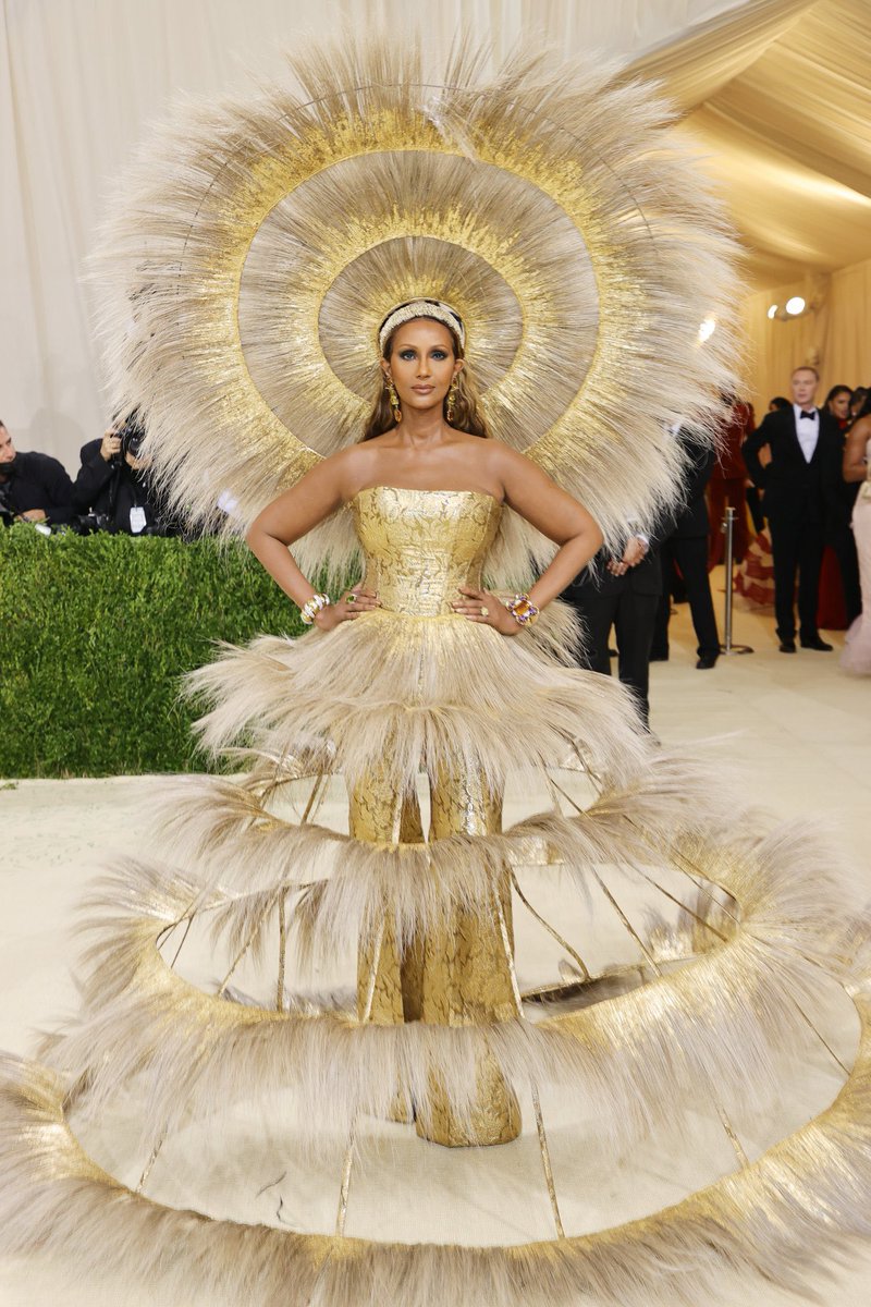 @itskeyon Iman, Queen of the Met this year