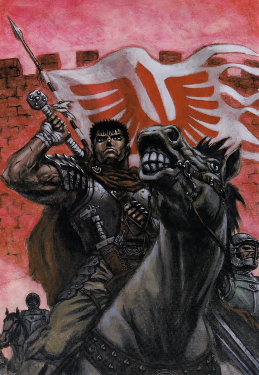 Frosti811's tweet photo. BERSERK ART THREAD
...Containing all the clean, official art that was used in the recent Young Animal Issue. Most have never been seen textless before either.
@BerserkNChill @PlatonGhoulRE 

#ベルセルク #berserk #kentaromiura #三浦建太郎 #guts #ガッツ #younganimal #ヤングアニマル https://t.co/aHjF1lSihG
