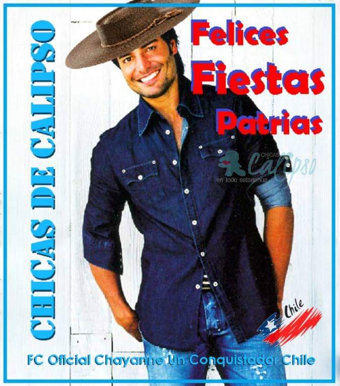 Isabel092463038's tweet photo. @elnortero Que tengan una excelente semana a todos Felices Fiestas Patrias  saludos de @CHICASDECALIPSO #FcOficialChayanneUnConquistador #AricaAPuertoWillians https://t.co/Yh3ExaUTOx