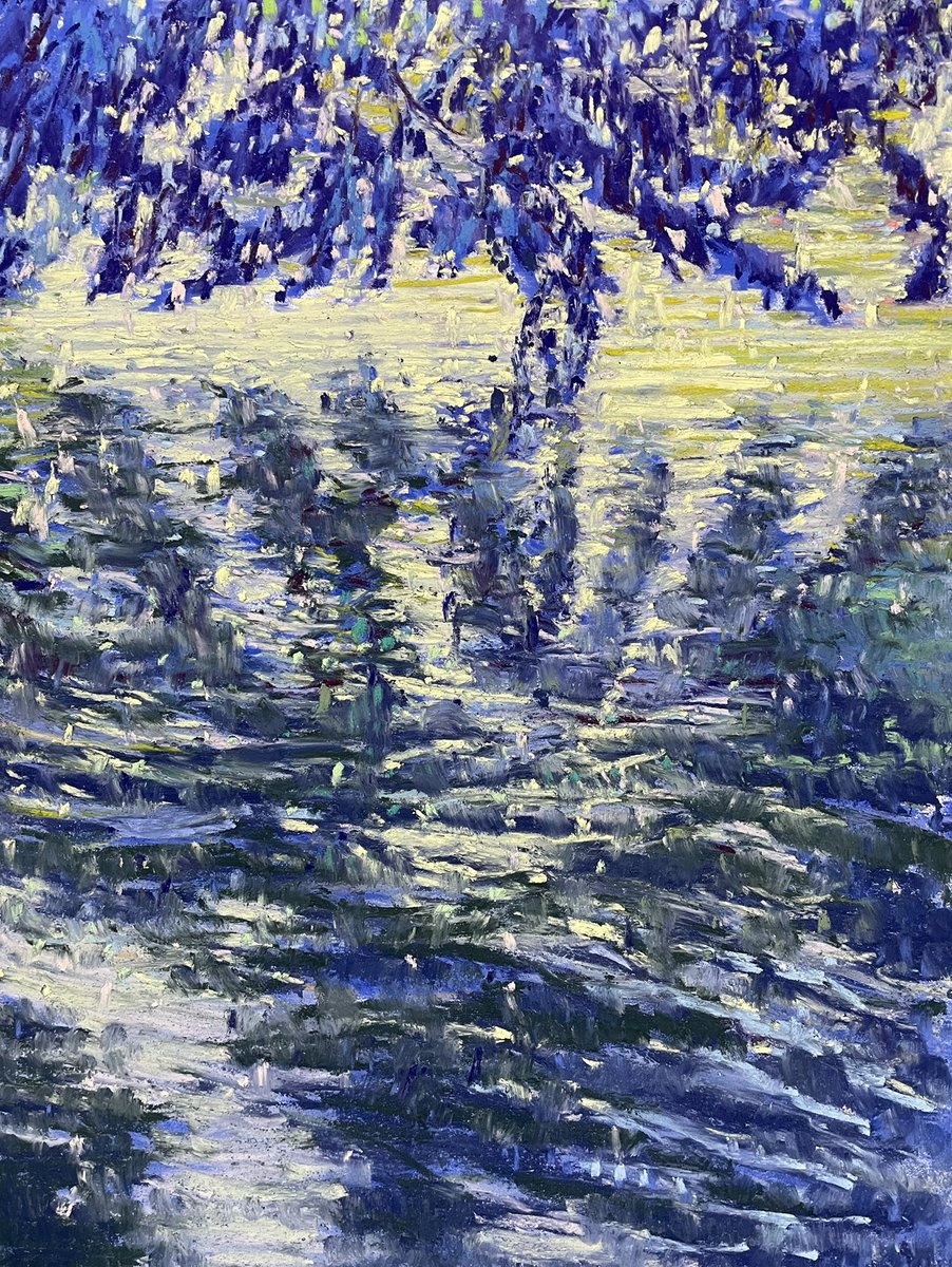 蝶と水面のパステル画 蝶と水面1／SAKI OTSUKA｜アート・絵画通販WASABI(ワサビ)
