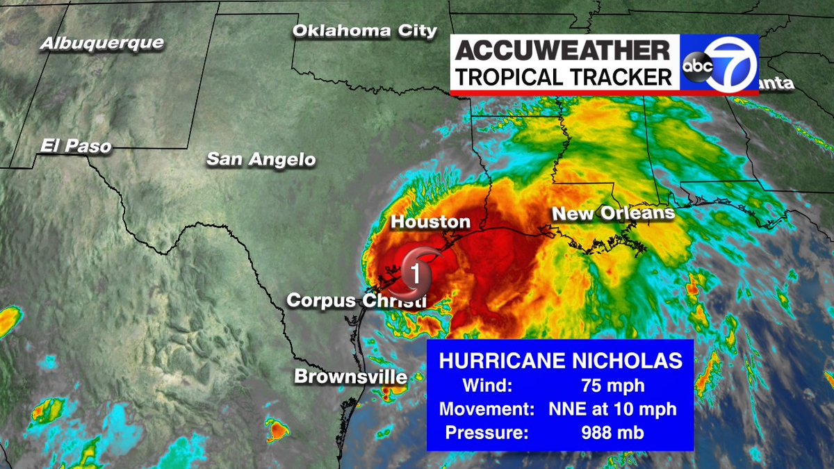 We have Hurricane Nicholas <a href="/abc7ny/">Eyewitness News</a>