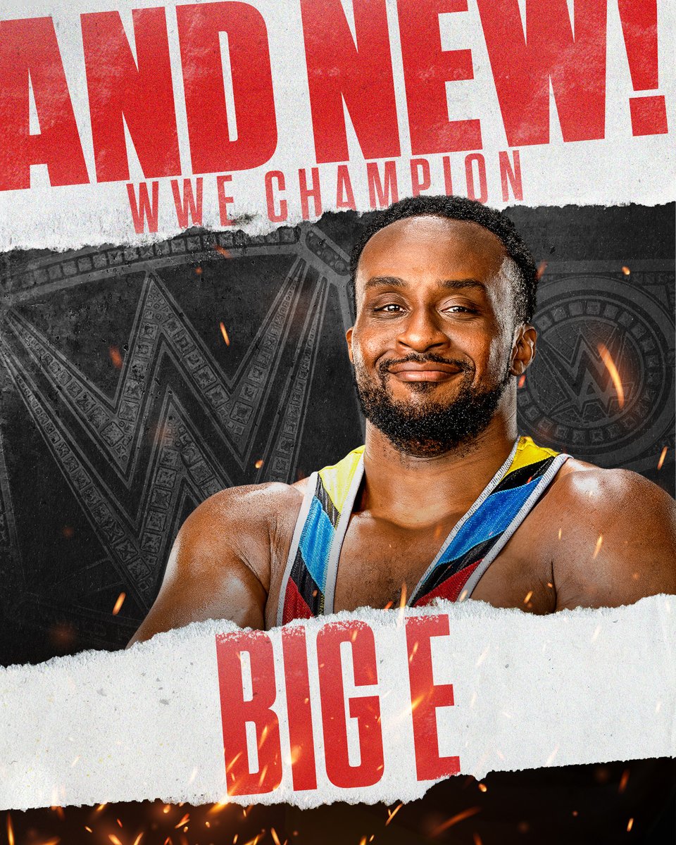 The NEW DAY is upon us.

The <a href="/WWEBigE/">Ettore “Big E” Ewen</a> Era is here!

#AndNew #WWEChampion