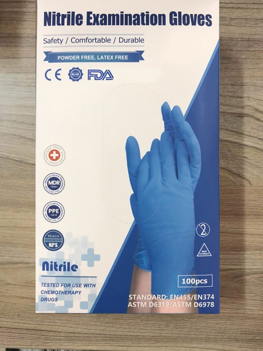 #foodservice blue nitrile gloves

#foodsafety grade

#FDA510K #ASTMD6319

Thickness: ≧0.1mm (4mil)

N.W.: ≧4g

Elongation: ≧14Mpa

Tensile: ≧500%

Breakage: ≧6N

AQL: 1.5/2.5/4

#powderfree

david@yexingmedical.com

#nitrilegloves #disposablegloves #PPE #EN374
