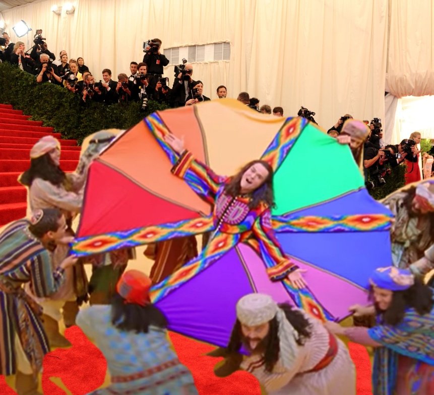 JosephsMemecoat's tweet photo. Joseph, son of Jacob, has arrived at the #MetGala2021 #MetGala https://t.co/HA7QKzSZ7H