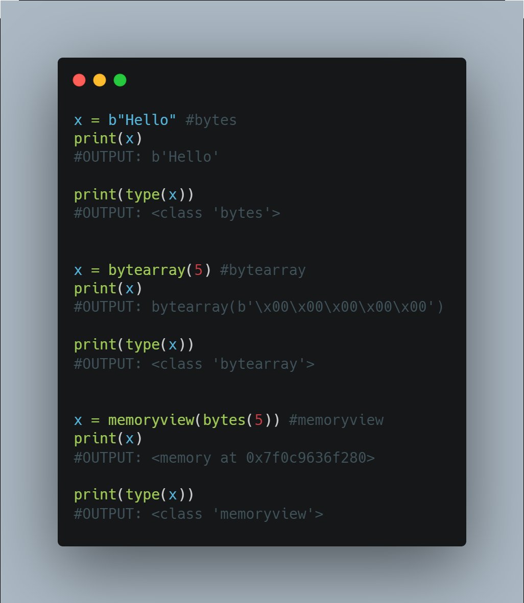 Data Types in Python for Beginners A Thread👇🧵 - Thread from Rajat 😼 ...