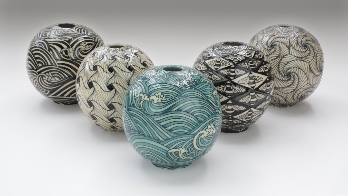 .<a href="/HeidiWarr/">heidi warr</a>, Guild member &amp; ceramicist, creates individually hand built &amp; hand thrown earthenware vessels &amp; decorates each piece using traditional methods, creating complex intricate patterns &amp; designs. Thread 1/2...