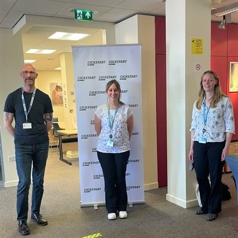 Great to have Hopwood Hall College <a href="/hopwoodhall/">Hopwood Hall College</a>  attend Middleton Jobcentre to interview customers for their vacancies.  
All candidates attended and as a result 4 offers for #kickstart placements were made on the day!
#GMkickstart 👍👏