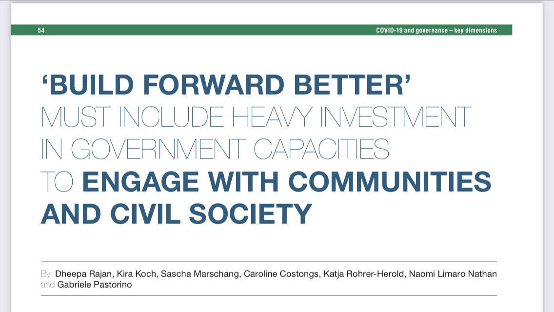 PaulJBelcher's tweet photo. #BuildForwardBetter: Governments must invest more in capacities to engage with communities and #CivilSociety
#Eurohealth journal
@dheepa_rajan
@KiraJKoch @CaroCostongs @katja_rohrer
@EPHA_EU
@Nanoot_bkk et al
https://t.co/m9yAKGPZCf #RC71CPH #RC71 https://t.co/CFYG5mYDk2
