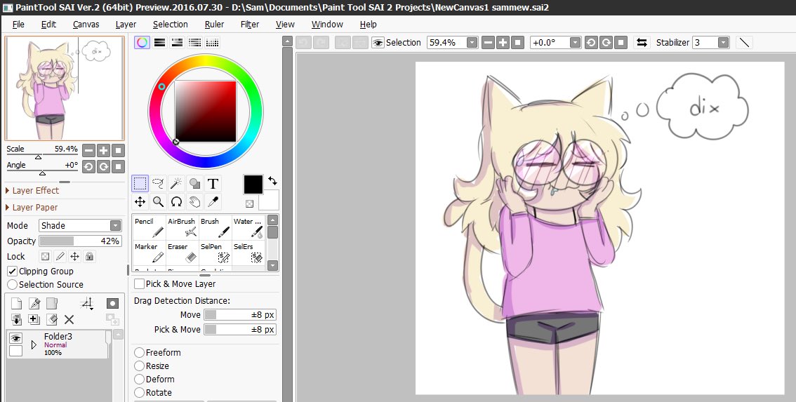 HelloSammu's tweet photo. I was looking through my old hard drive’s art I did from late 2018 and stumbled upon this old gem that was never posted on this account https://t.co/zhFhK77w1Z