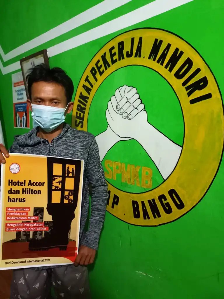 JusticeMyanmar's tweet photo. .@Accor not bothered about 1088 ppl killed by #Myanmar junta. Biz as usual while the junta commits heinous crimes. Since 2013 Accor's been in biz w/ Max Myanmar, providing funds to support #Rohingya genocide. Solidarity from @iufap! B'ground: https://t.co/e4G1kEDp5i #DemocracyDay https://t.co/r4G1v9PfjM