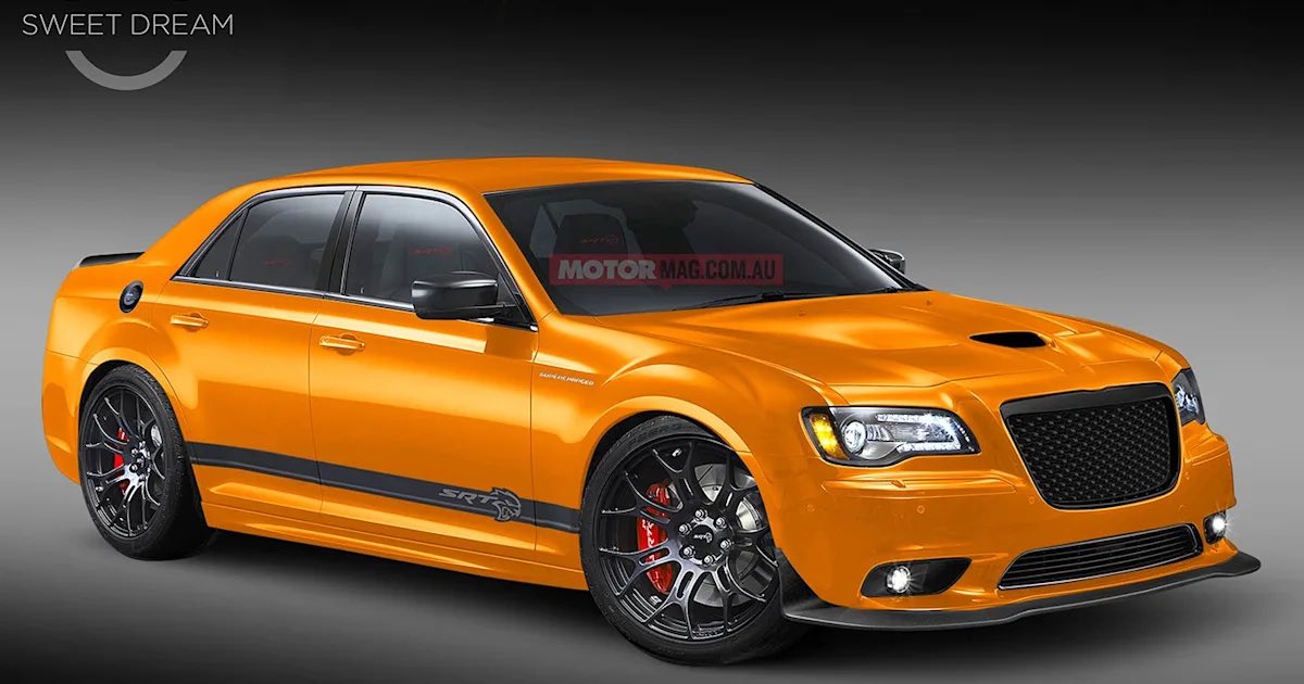 BIGLYRIKENT's tweet photo. @Stellantis why would you do a Chrysler 300 SRT only released in Australia? You need to make a HellCAT 300s like this and bring back that brand to the USA do a one off and let me vlog it to see what the reaction will be. #letstalk (diff color) https://t.co/UlNanpiRxK