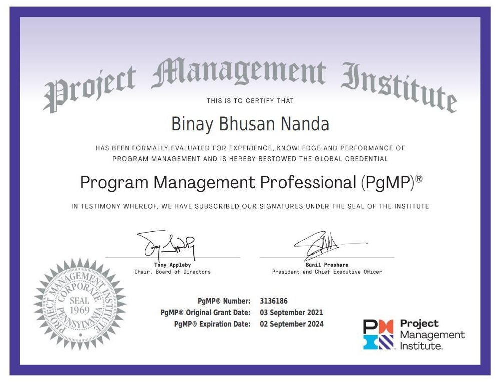 addonskills's tweet image. Join us to Congratulate our alumnus Mr. Binay Bhusan Nanda from @honeywell for his #PMI #PgMP certification success.
You can visit the following link to find the upcoming training schedule.
addonskills.com/course/project…
#addonskills #addonskillssuccessstories #addingskillstolead