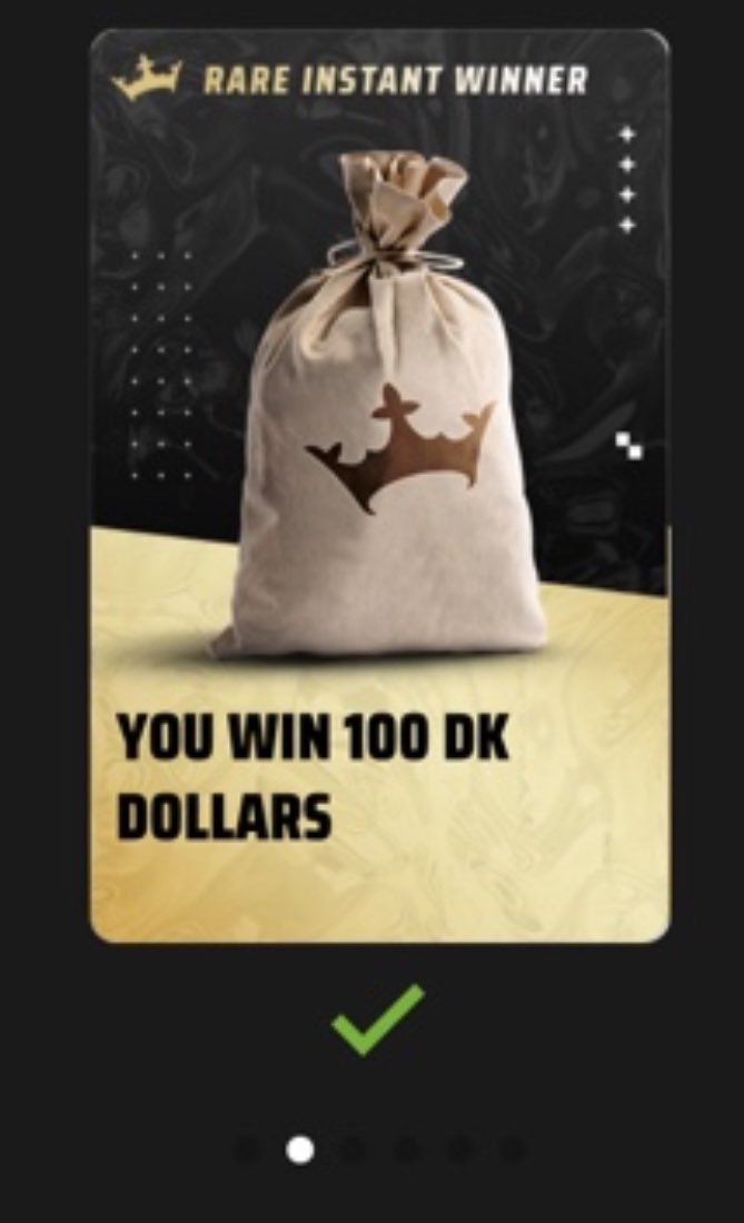 What a fun night! #DraftKings great boost and I’m loving the new #SGP feature, oh, and loved the #wildcard instant winner today as well. 🤑