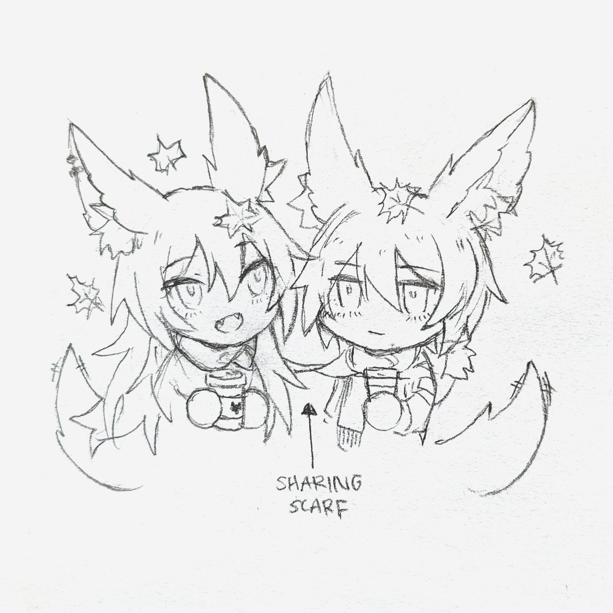 Some cheebs I drew of friend OCs the past few weeks ❤️ 