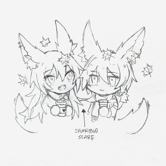 Some cheebs I drew of friend OCs the past few weeks ❤️ 