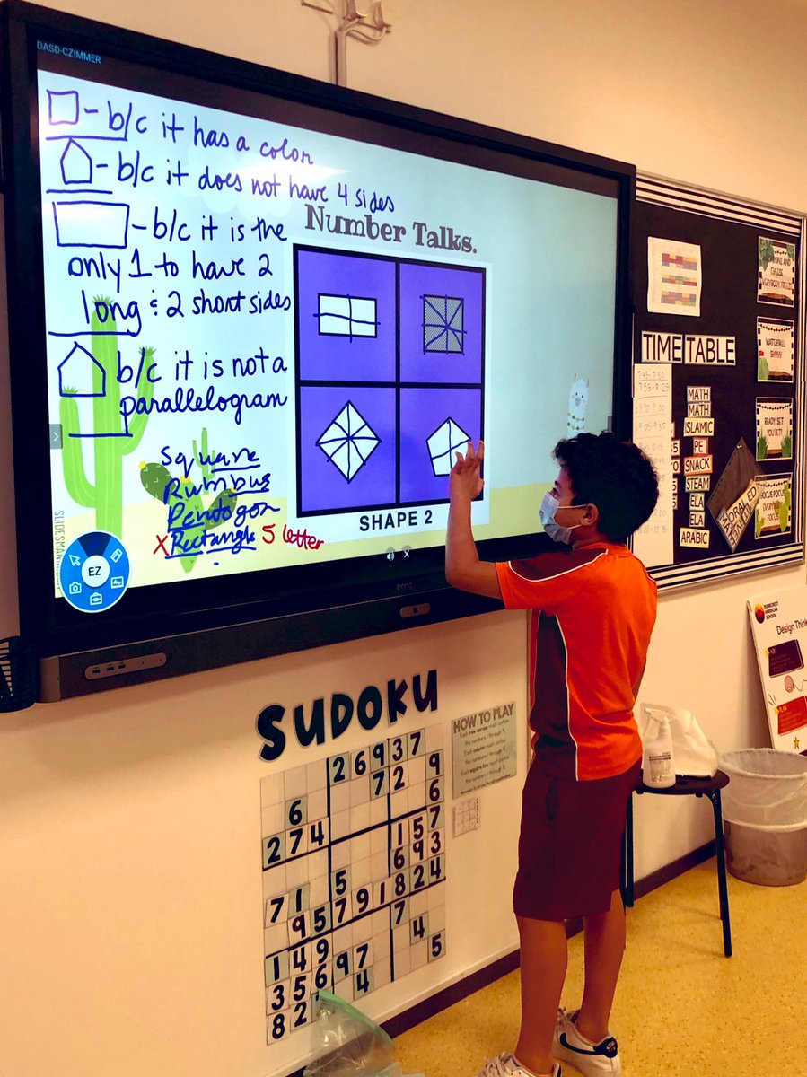 Carrie Zimmer (@carrie_zimmer) on Twitter photo The kids and I all love a good number talk! So many great math conversations start happening during these moments! Today’s included patterns, sides, shape vocab, spelling, symmetry and so much more! <a href="/DunecrestDubai/">DunecrestDubai</a> <a href="/WODBMath/">WODB? Math</a> <a href="/mszimmersclass/">5CZ</a> The kids and I all love a good number talk! So many great math conversations start happening during these moments! Today’s included patterns, sides, shape vocab, spelling, symmetry and so much more! <a href="/DunecrestDubai/">DunecrestDubai</a> <a href="/WODBMath/">WODB? Math</a> <a href="/mszimmersclass/">5CZ</a>
