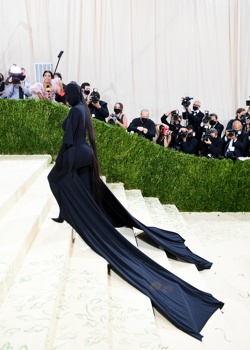 Kim arriving to the #MetGala in NYC, NY on September 13, 2021.