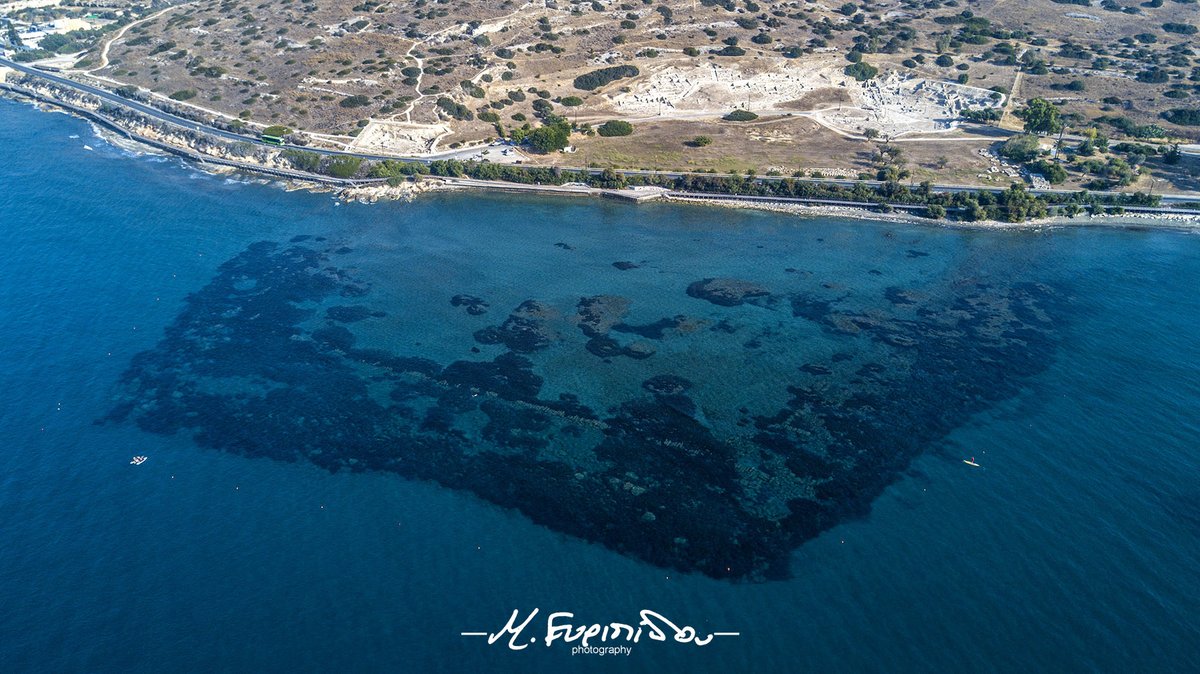 Limassol amathus ancient harbour #Limassol #Cyprus #Cyprushistory #drone #djimavicpro
