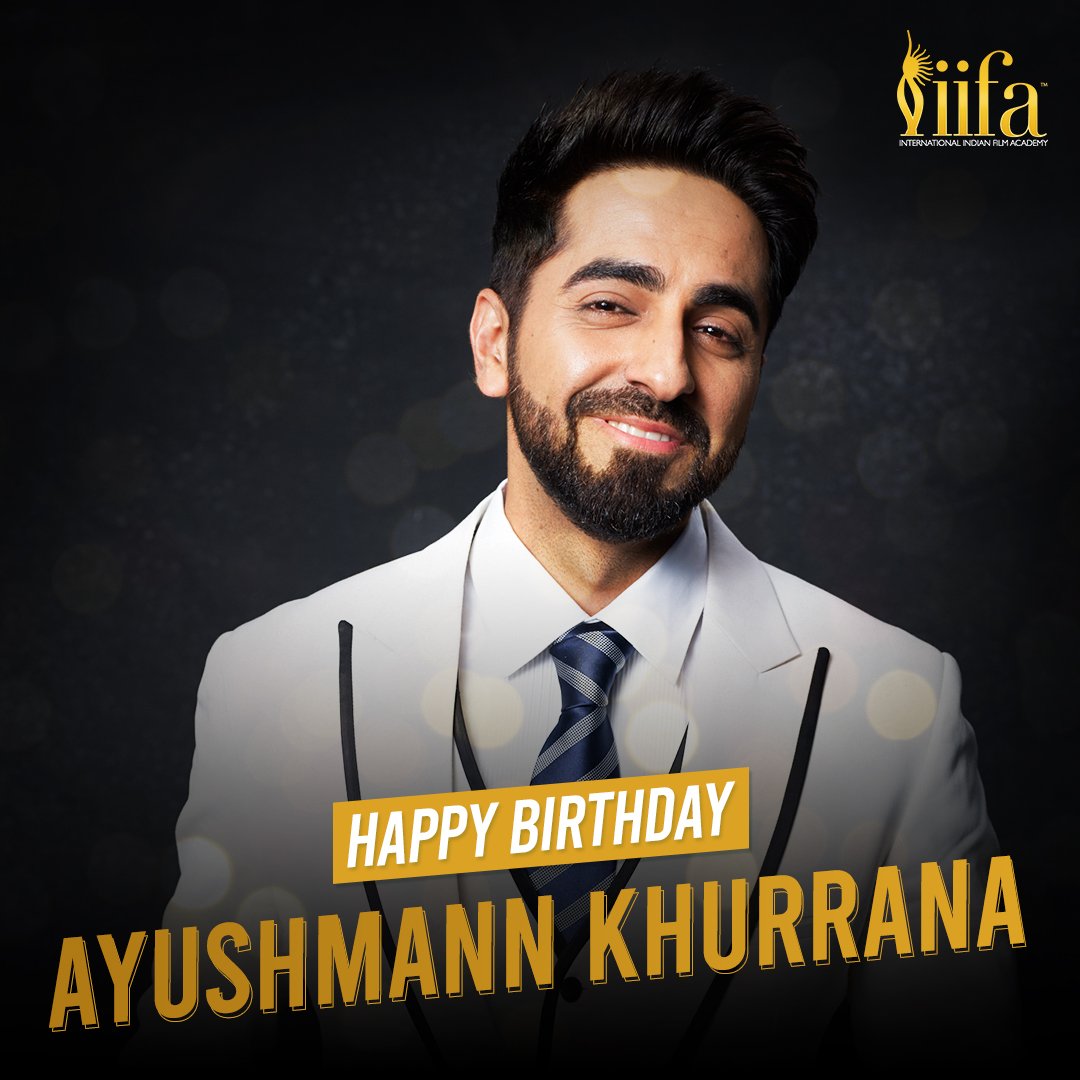 Happy birthday to you Favorite bollywood Actor Ayushmann khurrana 