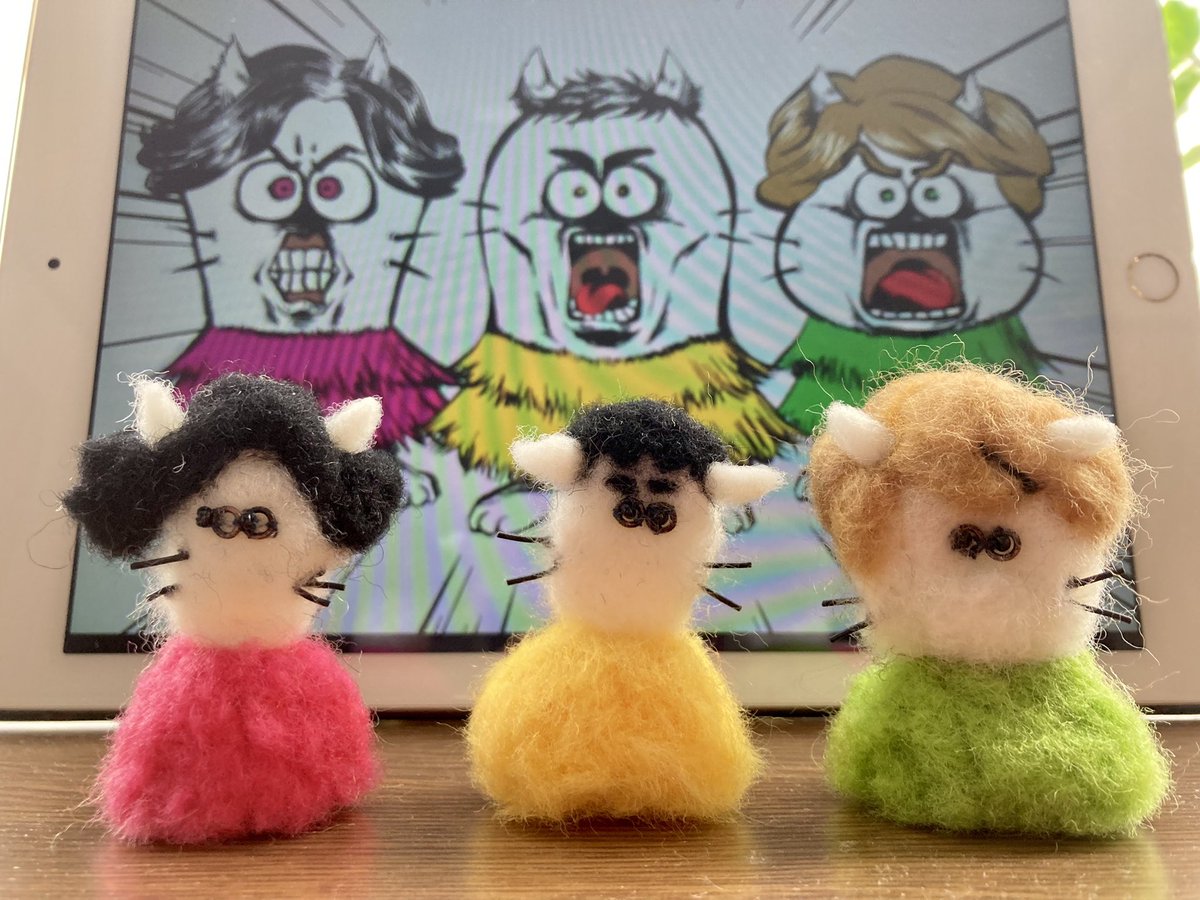 作ってみた 可愛いのでつい 作ってみました 変貌するとナマハゲみたいな3人組は誰なんでしょー どうしてもゴローちゃんの目が飛び出ちゃう ワルイコあつまれ Eテレ 稲垣吾郎 草彅剛 香取慎吾 ツイレポ 作ってみた 可愛いのでつい 作ってみました 変貌するとナマハゲみたいな3人組は誰なんでしょー どうしてもゴローちゃんの目が飛び出ちゃう ワルイコあつまれ Eテレ 稲垣吾郎 草彅剛 香取慎吾 ツイレポ